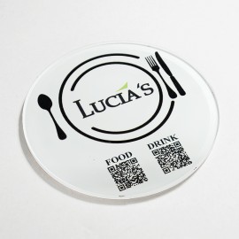 Round Acrylic Coaster with Logo