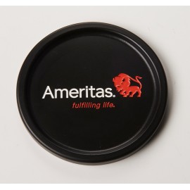 Round Rim Coaster with Logo