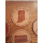 Promotional 3.5" - Indiana Hardwood Coasters