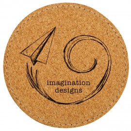 Personalized Cork Round Coaster