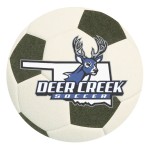 Full Color Process 40 Point Soccer Ball Pulp Board Coaster with Logo