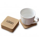 Custom Imprinted Eco-Friendly Cork Square Coasters