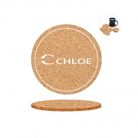 Logo Branded Round Cork Coaster