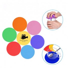 Circle Silicone Jar Opener & Coaster with Logo