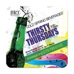 Thick & Thirsty Paperboard Coaster | Square | 4" x 4" with Logo