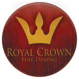 Logo Branded 4" Round Glass Coaster