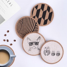 Cork Coaster with Logo  Cork Coaster with Logo