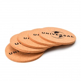 Eco Circle Cork Coaster with Logo