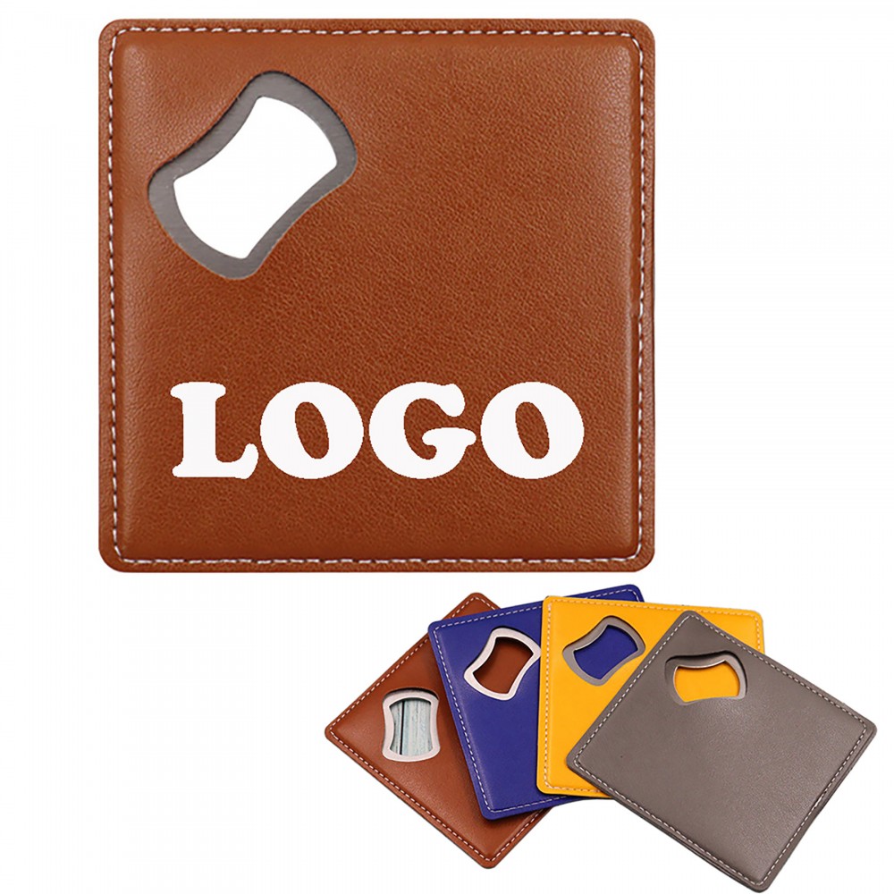 Personalize Bottle opener Coasters with Logo Personalize Bottle opener Coasters with Logo