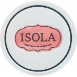 3-3/8" Round, Multi-Ply Cellulose Coaster W/Poly-seal Backing with Logo