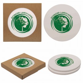 Round Two Coaster Set with Logo