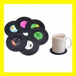 Promotional BEST INDUSTRY PRICE - Full Color Imprinted Vinyl Record Coaster