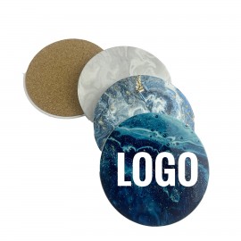 Custom Marble Ceramic Coaster  Custom Marble Ceramic Coaster