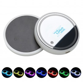 LED Car Cup Holder Coasters with Logo  LED Car Cup Holder Coasters with Logo