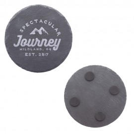 Promotional Round Slate Coasters