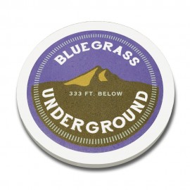 Absorbent Stone Coaster | Round | 4" dia. with Logo