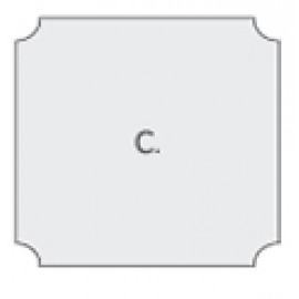 Ticket Full Color Chipboard Coasters (4"x4") Custom Imprinted