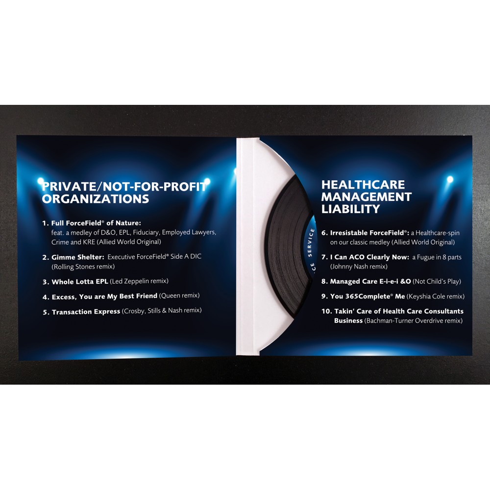 Custom Printed Single Sleeve - 1-Sided Mini Record Coaster Custom Printed Single Sleeve - 1-Sided Mini Record Coaster