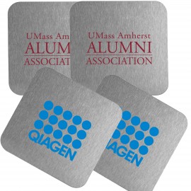 Coaster Metal Square with Logo