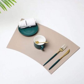 Personalized Creative PU Leather Placemats  Personalized Creative PU Leather Placemats
