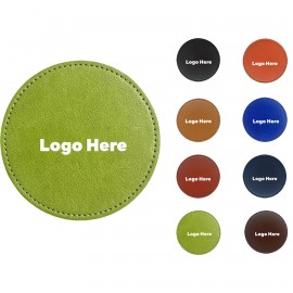 Leather Promo Coasters-Custom Office & Event Gifts with Logo