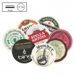 Promotional 3.5" Circle Medium Weight (70 Point) Pulpboard Coaster w/4 Color Process