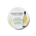 3.875" Seed Paper Circle Coaster with Logo