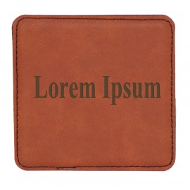 Customized Suave Square Coaster w/Lasered Holder (Set of 6)  Customized Suave Square Coaster w/Lasered Holder (Set of 6)