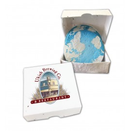 Logo Branded Seed Paper Box w/8 Planet Earth Coasters  Logo Branded Seed Paper Box w/8 Planet Earth Coasters