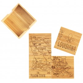 Promotional Louisiana Puzzle Coaster Set