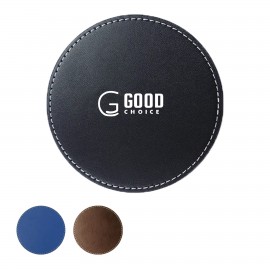 Leather Coaster with Logo