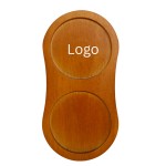 Vintage Finish Figure-8 Wood Mill Rest with Logo