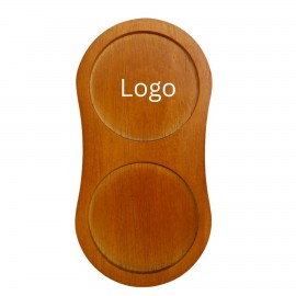 Vintage Finish Figure-8 Wood Mill Rest with Logo