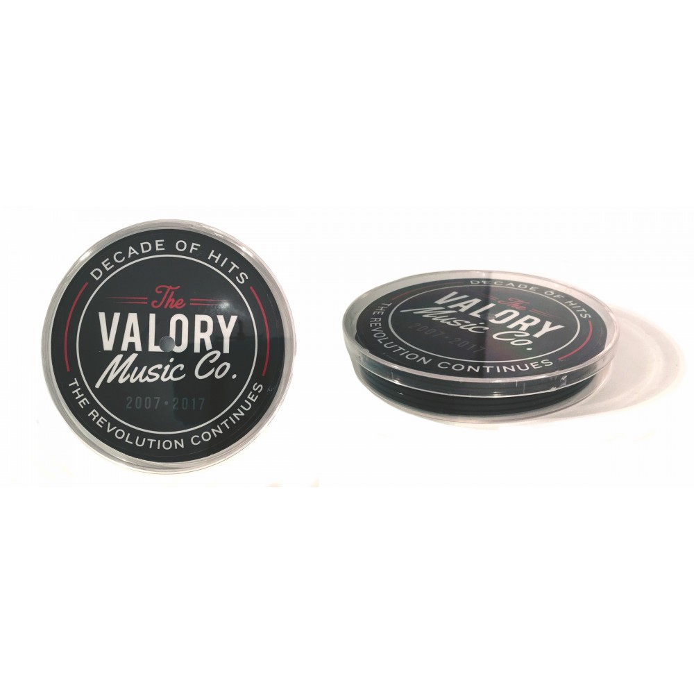 1-Sided Record Label Coasters - Sets of 4 - Custom Hard Cases Custom Printed 1-Sided Record Label Coasters - Sets of 4 - Custom Hard Cases Custom Printed