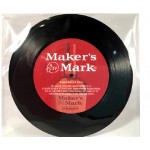 Single Sleeve - 2-Sided Record Label Coasters Custom Printed