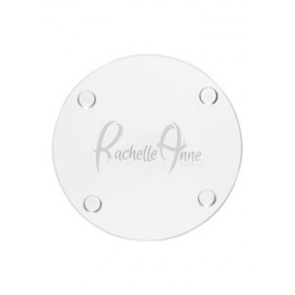 Promotional 4&amp;amp;amp;amp;amp;quot; Round Glass Coaster