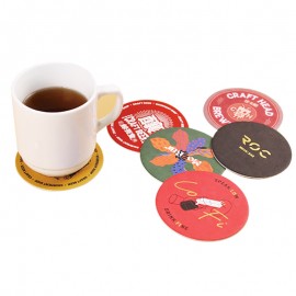 Full Color Printed Round Paper Coaster with Logo  Full Color Printed Round Paper Coaster with Logo