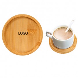 Bamboo Coaster with Logo