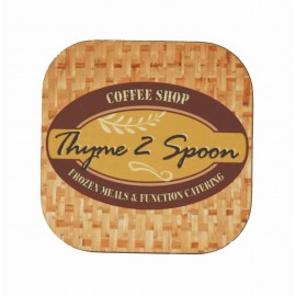 Promotional 4" x 4" Gloss White Unisub Hardboard Square Sublimatable Coaster  Promotional 4" x 4" Gloss White Unisub Hardboard Square Sublimatable Coaster