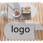 Personalized Leather Dining Table Mat Cup Coaster Set