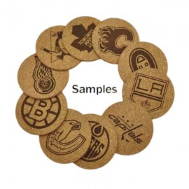 Personalized Round Cork Coasters