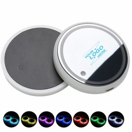 Logo Branded LED Light Up Car Cup Holder Coasters