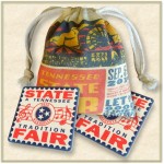 2 Square Coaster Pouch Set - Full Side Pouch Print Custom Printed