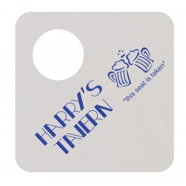 14 pt Budgetboard Coaster, 4" Bottleneck with Logo  14 pt Budgetboard Coaster, 4" Bottleneck with Logo