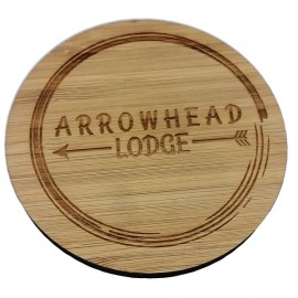 Personalized Laser Etched Bamboo Coasters