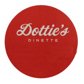 Personalized 40 pt. Pulpboard Coaster, 3.5" Round