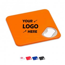 Square Coaster Bottle Opener with Logo