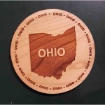 Personalized Hardwood State Coasters
