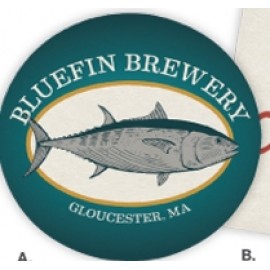 Round Full Color Chipboard Coasters (4" Diameter) Custom Printed