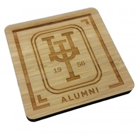 Custom Laser Etched Birch Coasters with Logo